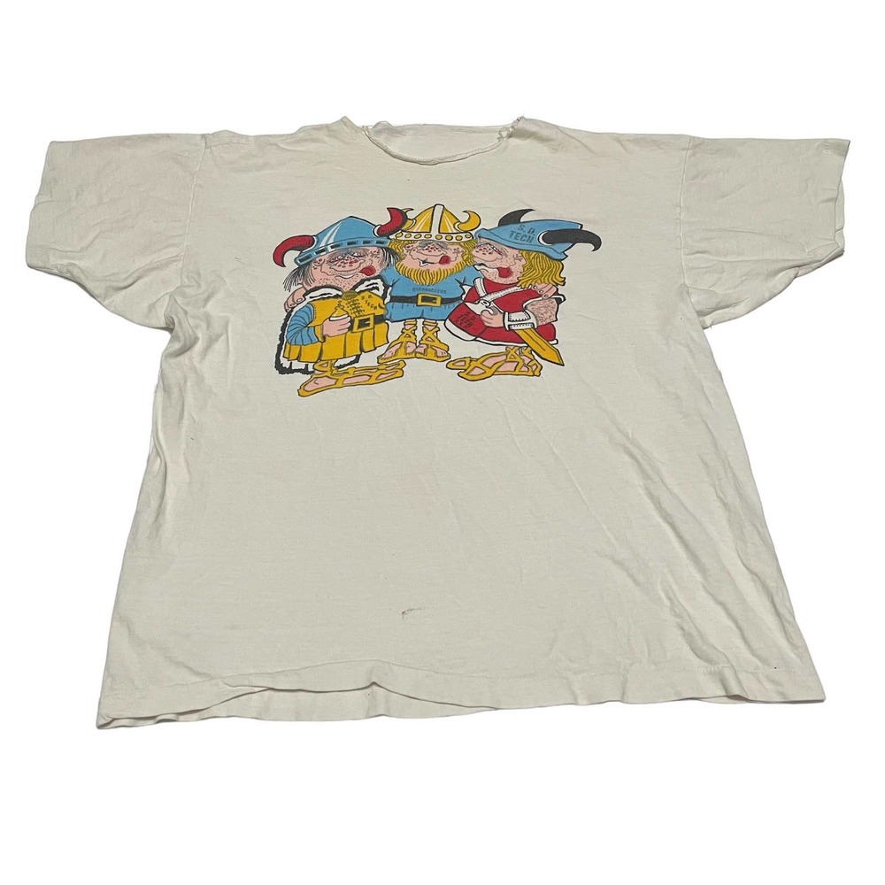 South Dakota Tech Distressed Fraternity Beer Drinking Vintage Shirt